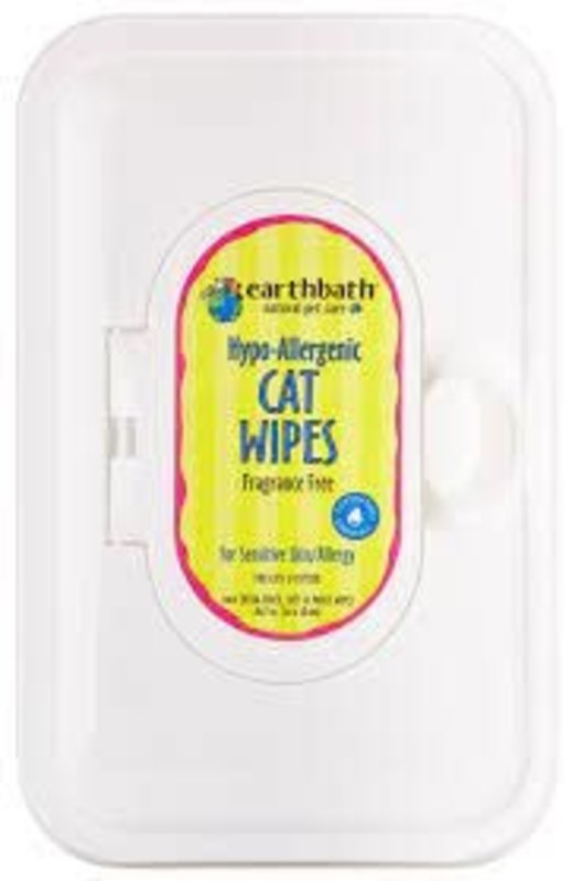 Earthbath EarthBath - Hypoallergenic Cat Wipes Fragrance Free (100 ct)