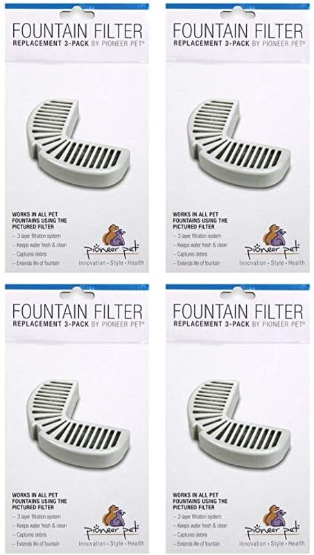 Pioneer Pet Pioneer Pet - Fountain Filter Replacement (3 pk)