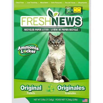 fresh news Fresh News Cat - Original Recycled Paper Pellets Litter 25lbs