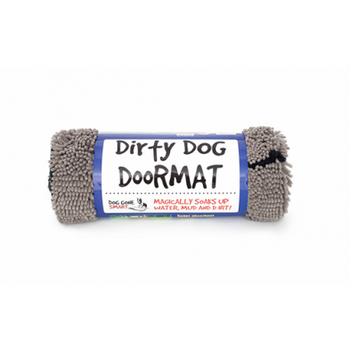 DGS Dirty Dog Doormat Grey Medium