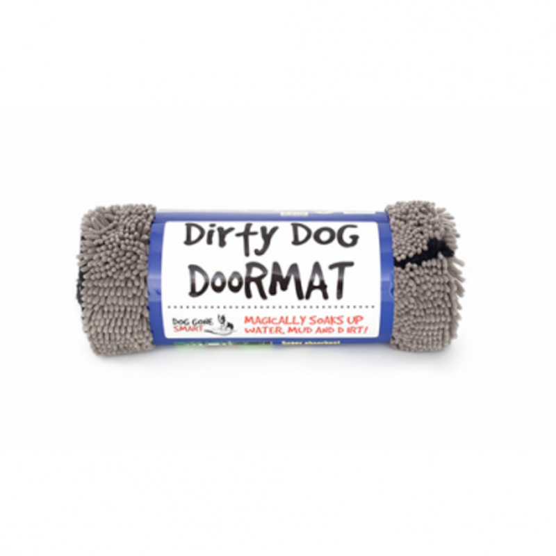 DGS Dirty Dog Doormat Grey Medium