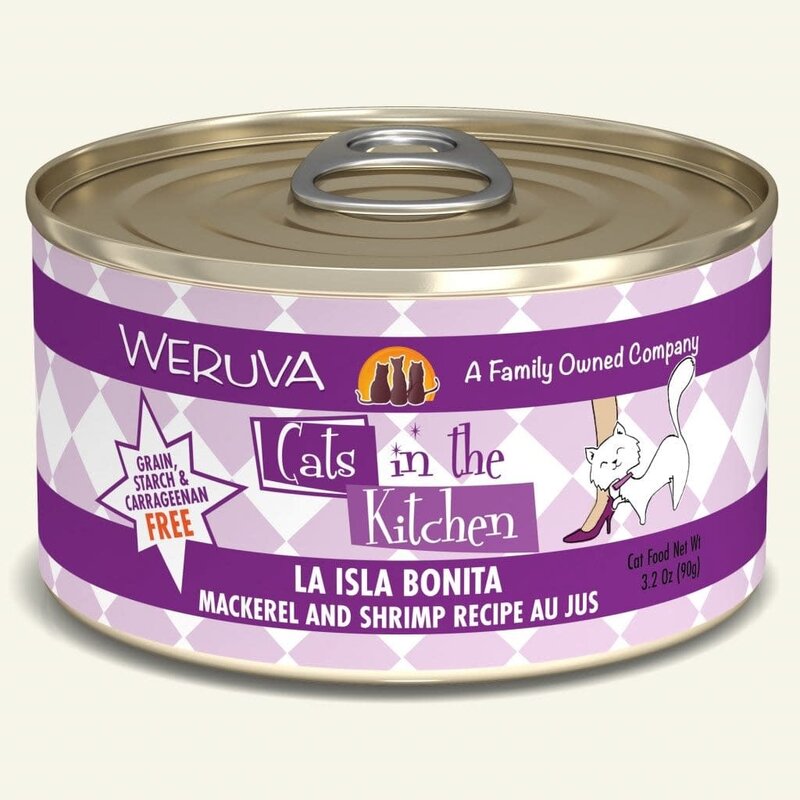 Weruva Weruva Cat Wet - CITK "La Isla Bonita" Mackerel & Shrimp 3.2oz