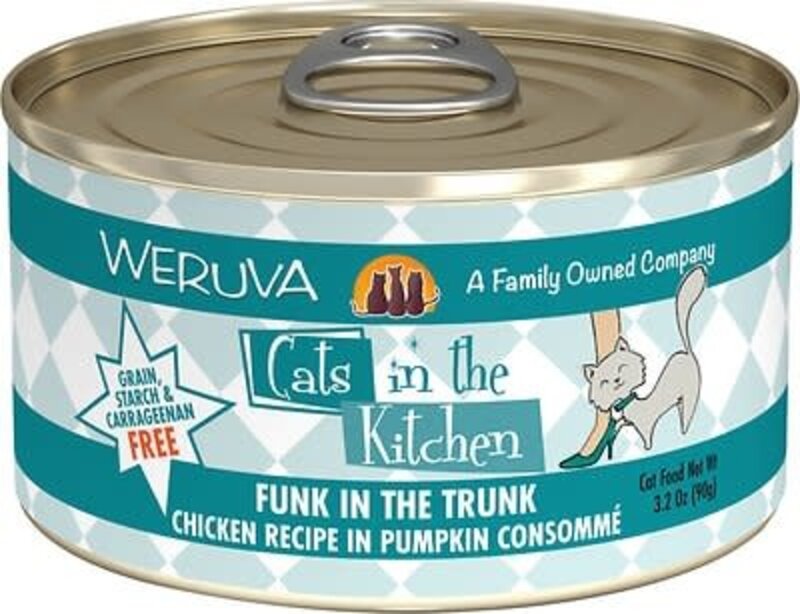 Weruva Weruva Cat Wet - CITK "Funk In The Trunk" Chicken in Pumpkin 3.2oz can