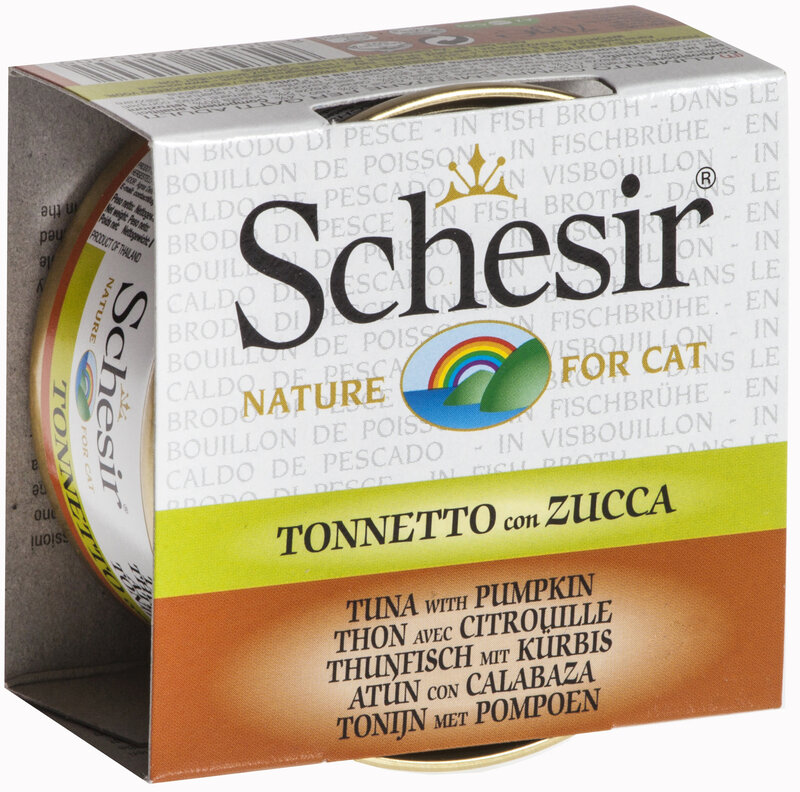Schesir Schesir Cat Wet - Tuna Entree w/ Pumpkin in Fish Broth 70g
