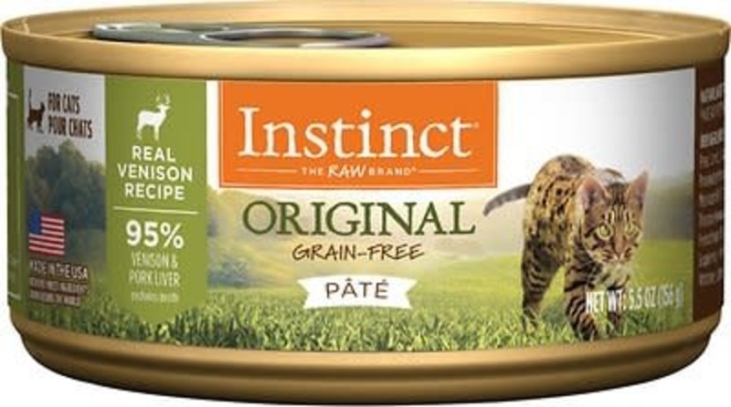 Instinct Instinct Cat Wet - Original Grain-Free Venison Pate 5.5oz