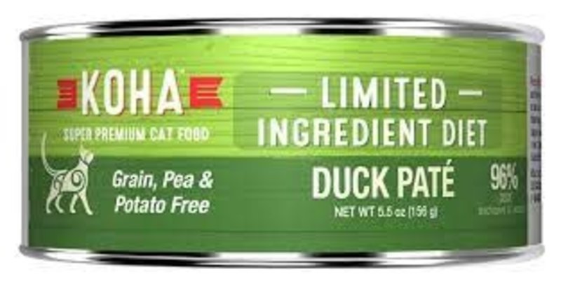 Koha Koha Cat Wet - Limited Ingredient Duck Pate 5.5oz