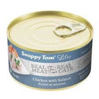 SNAPPY TOM Snappy Tom® Lites Chicken with Salmon Wet Cat Food  85 gm