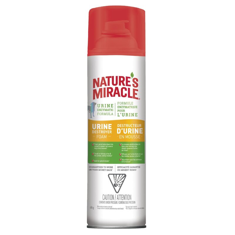 Nature's Miracle Nature's Miracle Dog - Stain Urine Destroyer Foam Aerosol 17.5oz