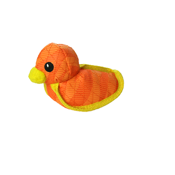 VIP Products DuraForce Duck Toy for Dogs - Small to Medium, Orange & Yellow