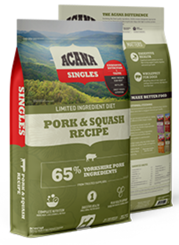 Acana Acana Dog Dry - Singles  Pork w/ Squash 10.8kg