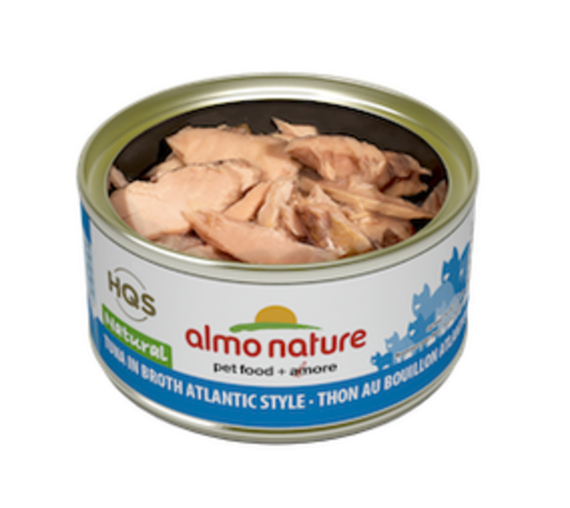 Almo Nature Almo Nature Cat Wet - HQS Natural Tuna in Broth Atlantic Style 150g