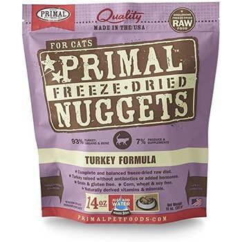 Primal Primal Cat - Freeze-Dried Nuggets Turkey 14oz
