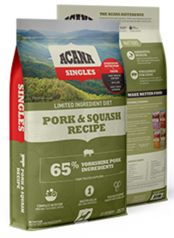 Acana Acana Dog Dry - Singles  Pork w/ Squash 5.4kg