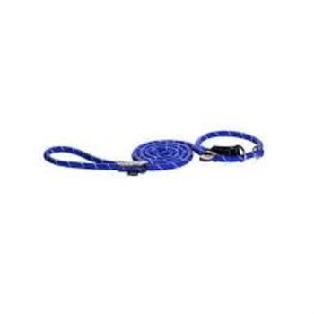 Rogz Rogz Dog - Rope Quick-Fit Lead 1/2" x 6ft Large Blue