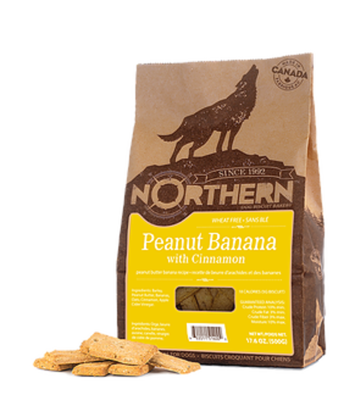 Northern Biscuit Northern Biscuits Peanut Banana Dog Biscuit Treats - 450g