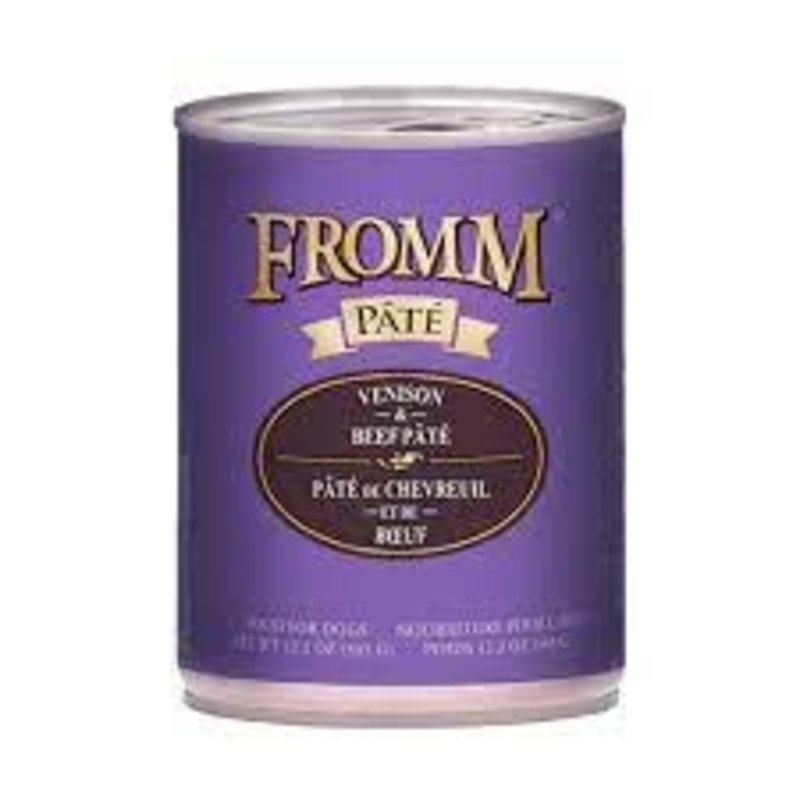 Fromm Fromm Dog Wet - Gold Venison & Beef Paté 12.2oz