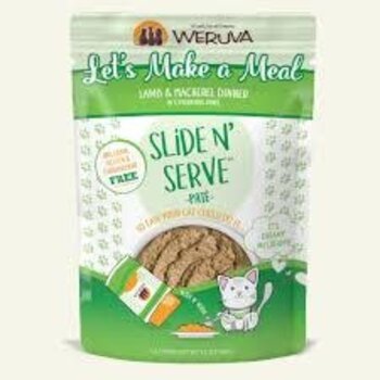 Weruva Weruva Cat Wet - Slide N' Serve Pate "Let's Make A Meal" Lamb & Mackerel 2.8oz Pouch