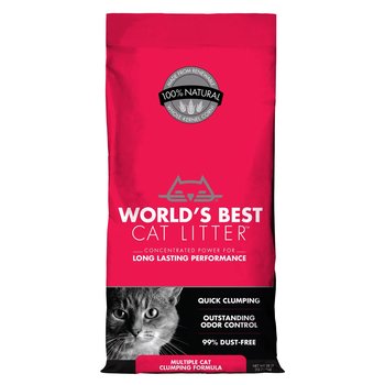 World's Best World's Best Cat Litter - Multicat Clumping (Red) 14lb
