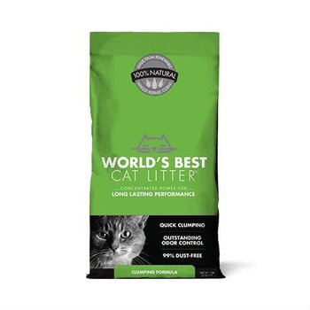 World's Best World's Best Cat Litter - Quick Clumping (Green) 28lb