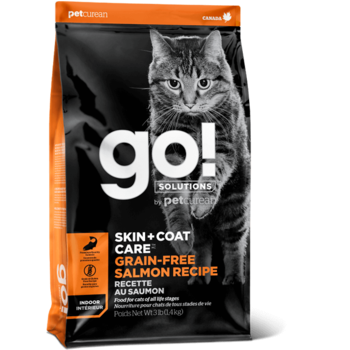 Go! Solutions Go! Solutions Cat Dry - Skin & Coat Grain-Free Salmon 3lbs