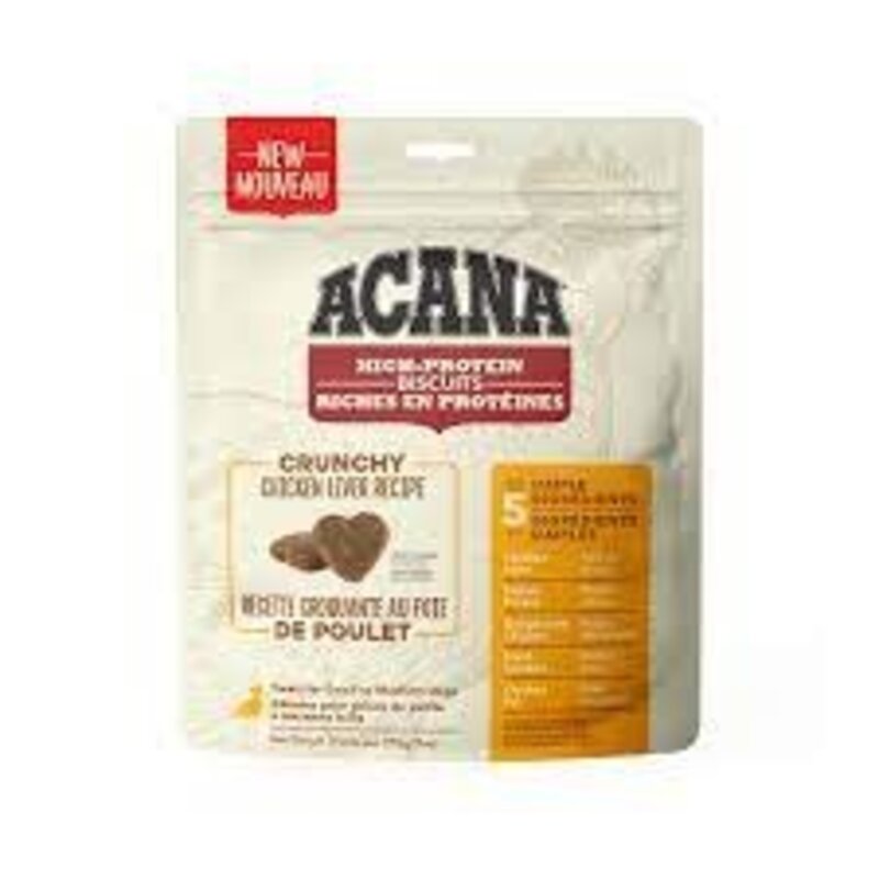 Acana Acana Dog Treat - High Protein Crunchy  Chicken Liver Small Biscuits 9oz