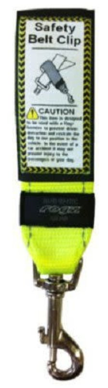 Rogz Safety Belt Clip DayGlo 45mm