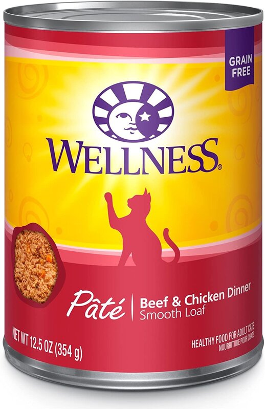 Wellness Wellness Cat Wet - Beef & Chicken 12.5oz