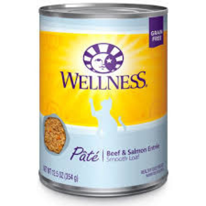 Wellness Wellness Cat Wet - Beef & Salmon 12.5oz