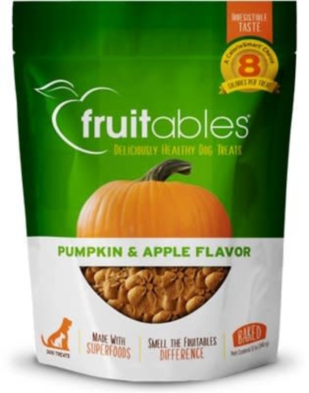 Fruitables Fruitables Dog Treats - Pumpkin & Apple 12oz