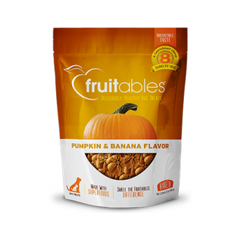 Fruitables Fruitables Dog Treats - Pumpkin & Banana 12oz