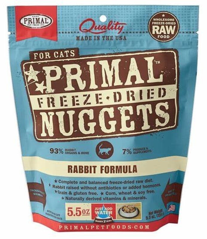 Primal Primal Cat - Freeze-Dried Nuggets Rabbit 5.5oz