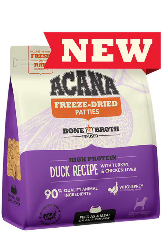 Acana Acana Dog - Freeze-Dried Duck with Turkey & Chicken Liver Patties 397g
