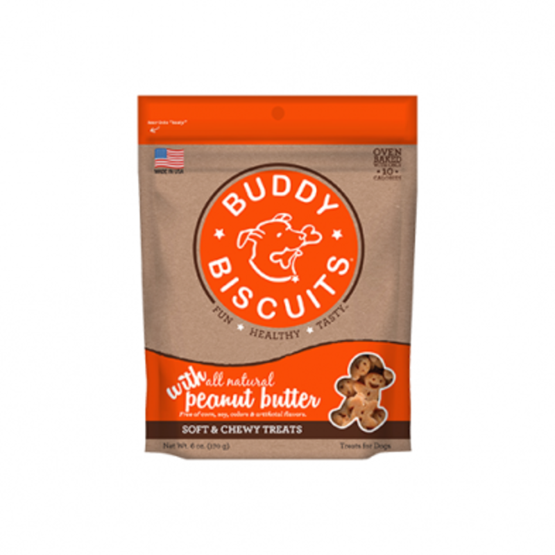 Buddy Softies Buddy Biscuits® Original Soft & Chewy Peanut Butter Dog Treat 6 oz