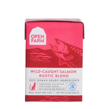 Open Farm Open Farm Cat Wet - Wild-Caught Salmon Rustic Blend 5.5oz