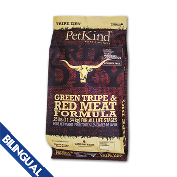 Pet Kind PETKIND® TRIPE DRY® GREEN TRIPE & RED MEAT FORMULA DRY DOG FOOD 25 LB