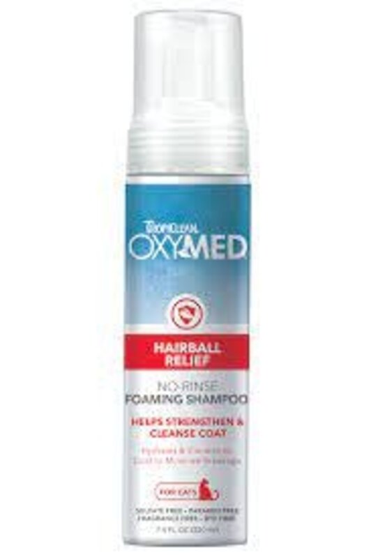 Tropiclean Tropiclean - Oxymed Hairball Relief No-Rinse Foaming Shampoo 7.4oz