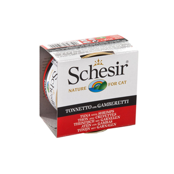 Schesir Schesir Cat Wet - Tuna w/ Shrimps in Jelly 85g