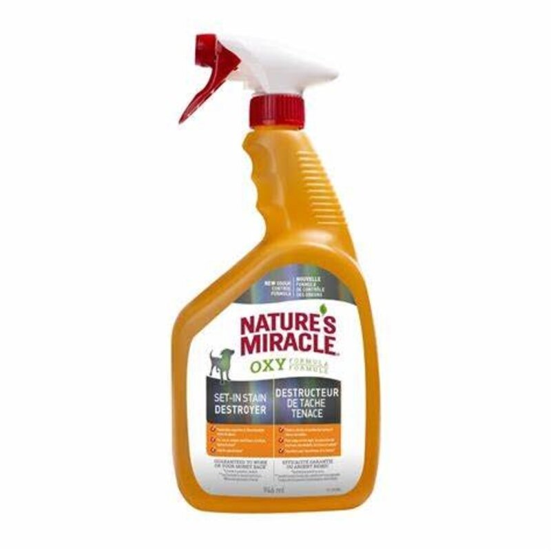 Nature's Miracle Nature’s Miracle Oxy Formula Dog Dual Action Stain And Odor Remover  32 OZ