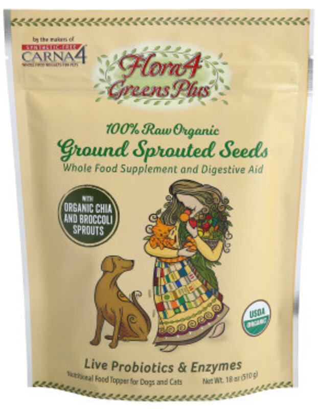 Carna4 Carna4 - Flora4 Sprouted Seeds Topper Greens Plus w/ Broccoli & Chia 510g