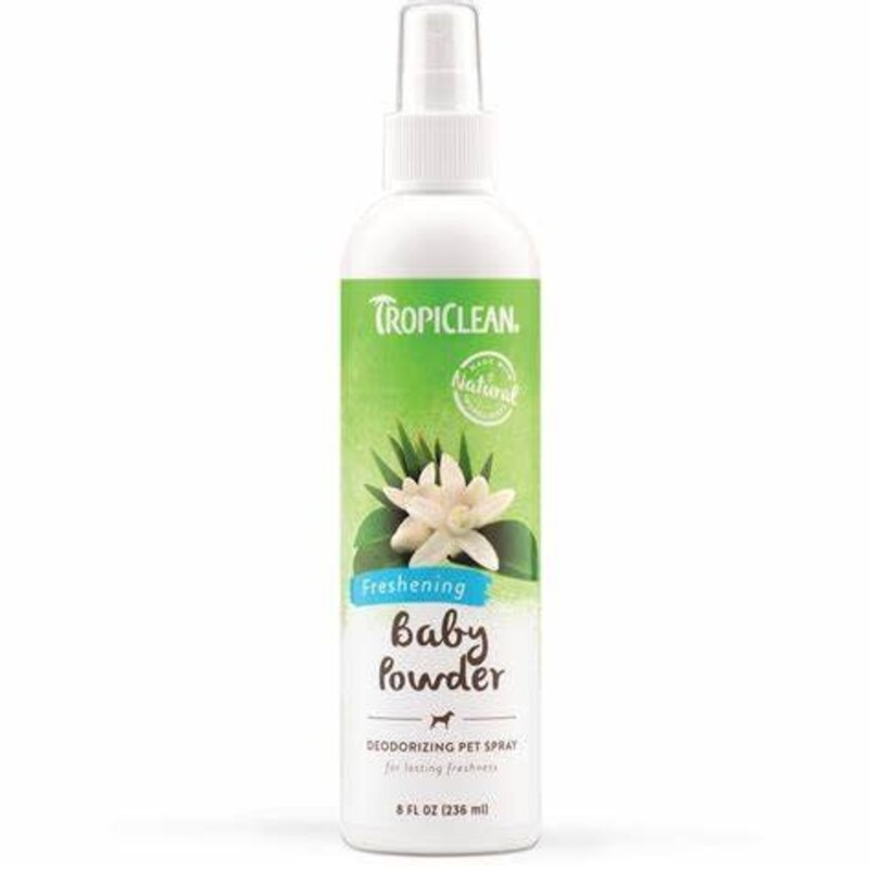Tropiclean Tropiclean - Deodorizing Pet Spray Baby Powder 8oz