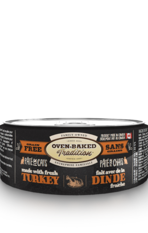 Oven Baked Traditions Oven Baked Tradition Grain Free Turkey Pate - Feline - 5.5oz