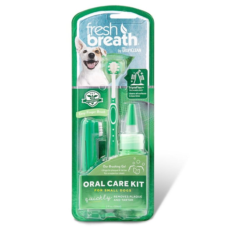 Tropiclean FB Oral Care Kit Small Dog 3pc