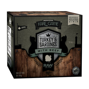 Big Country Raw Big Country Raw - Fare Game Turkey, Sardines w/ Beef 2lbs