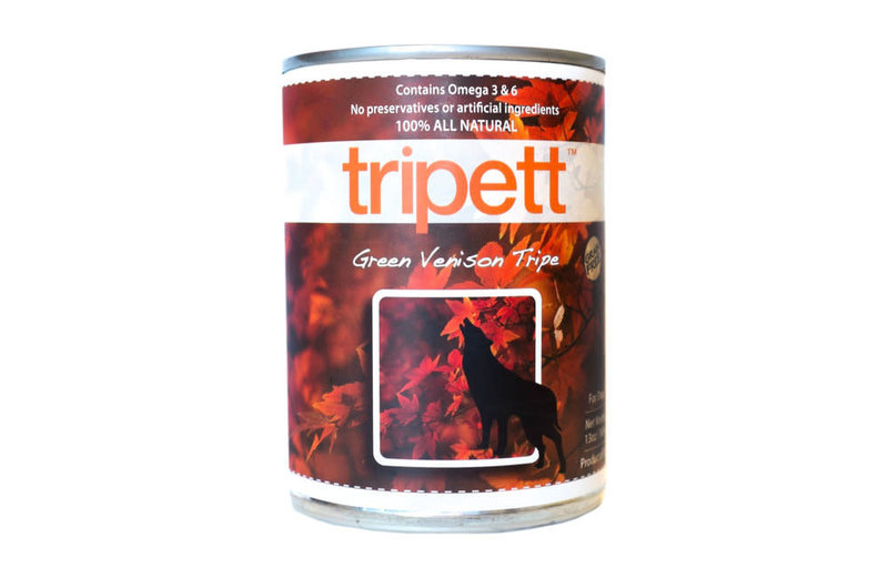 Tripett Pet Kind Dog Wet - Tripett Green Venison Tripe 14oz