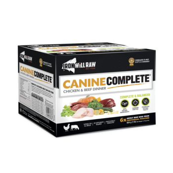 Iron Will Iron Will Raw - Canine Complete Chicken & Beef Dinner 6lbs