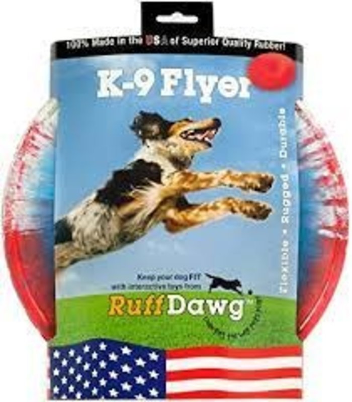 Ruffdawg K9 Flyer 9.75" (Assorted Colours)