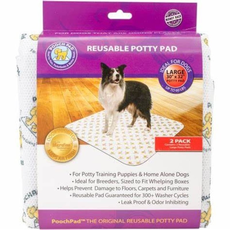 Pooch Pads Pooch Pad - Reusable Potty Pad White 30" x 32" Large
