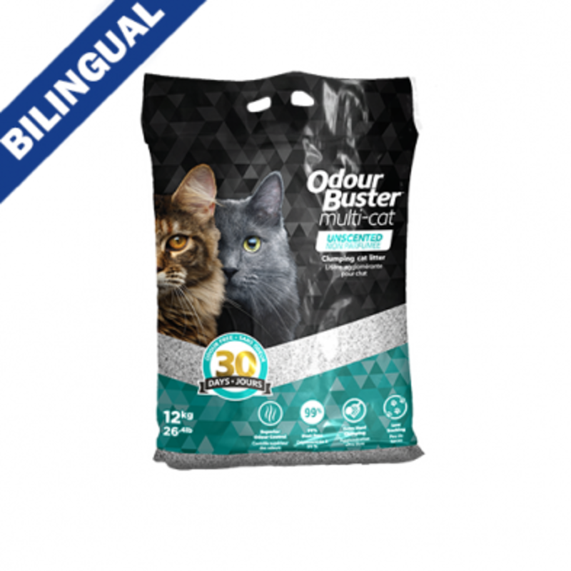 Odour Buster Odour Buster - Multi Cat Unscented 12kg