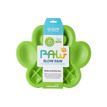 PetDreamHouse PetDreamHouse PAW Dish Slow Feeder Green