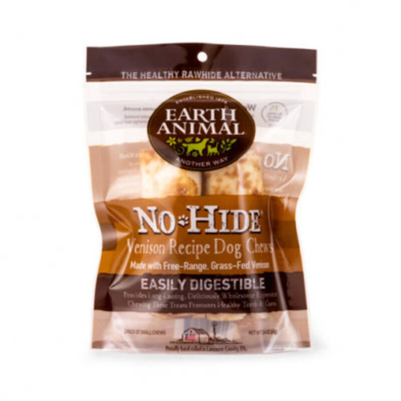 Earth Animal Earth Animal® No-Hide® Venison Recipe (2 Pack) Dog Chew - Small